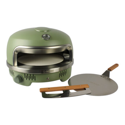 Q-MAMI CRUSTIQ PIZZAOVEN SET | GROEN